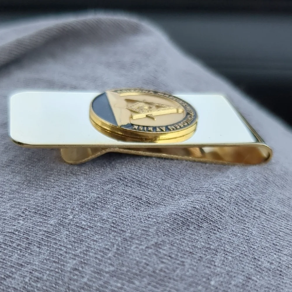 Gold Masonic Money Clip